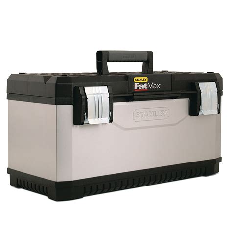 fatmax 23-inch metal-plastic tool box|fatmax tool box on wheels.